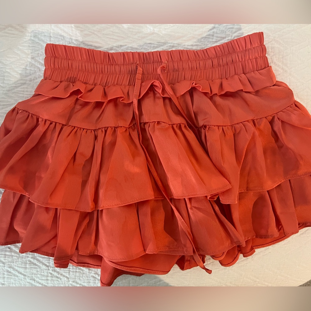 Boutique Mini Ruffle Skirt